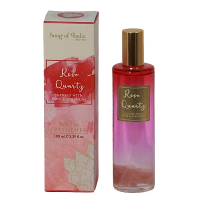 Healing Crystals Room Spray- Song of India -Rose Quartz