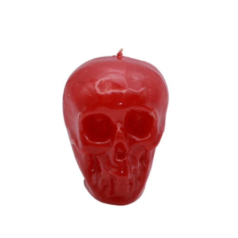 Red Skull Figure Spell Candle
