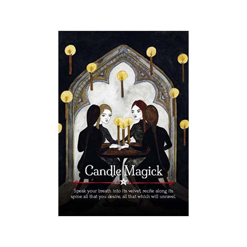 candle magick oracle card from seasons of the witch oracle deck